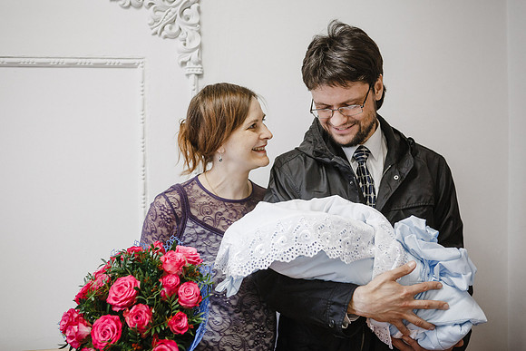 фотосъемка, фотосессия - выписка из роддома, Люберцы