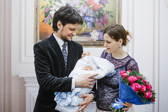фотосъемка, фотосессия - выписка из роддома, Люберцы