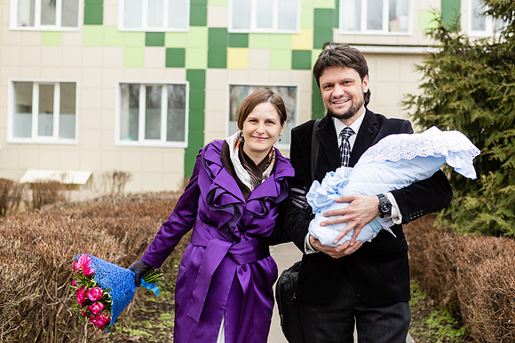 фотосъемка, фотосессия - выписка из роддома, Люберцы