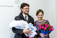 фотосъемка, фотосессия - выписка из роддома, Люберцы