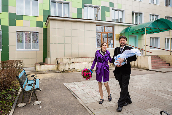 фотосъемка, фотосессия - выписка из роддома, Люберцы