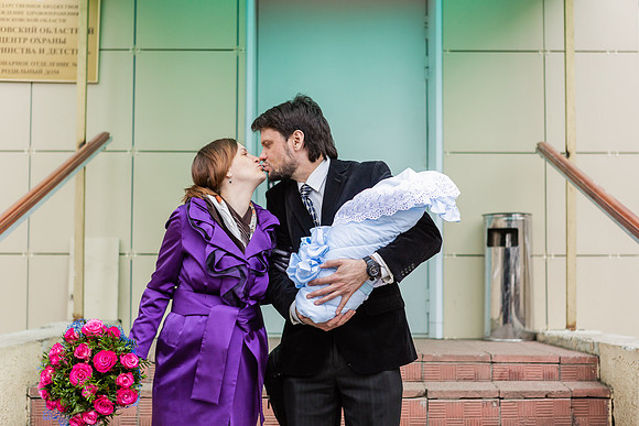 фотосъемка, фотосессия - выписка из роддома, Люберцы