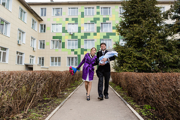фотосъемка, фотосессия - выписка из роддома, Люберцы