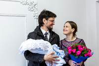 фотосъемка, фотосессия - выписка из роддома, Люберцы