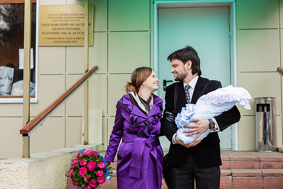 фотосъемка, фотосессия - выписка из роддома, Люберцы
